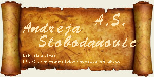 Andreja Slobodanović vizit kartica